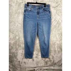 American Eagle Outfitters Mom Jeans Medium Wash High Rise Women Size 10 Regular